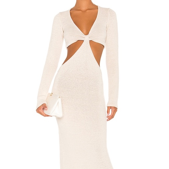 Cult Gaia Cream Maxi Dress - Picture 7 of 15